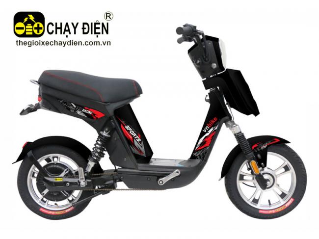 Xe đạp điện Vnbike V9 Plus Đỏ đen