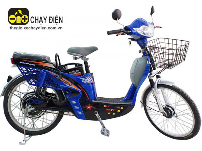 Xe đạp điện Hitasa Atmeni Xanh dương