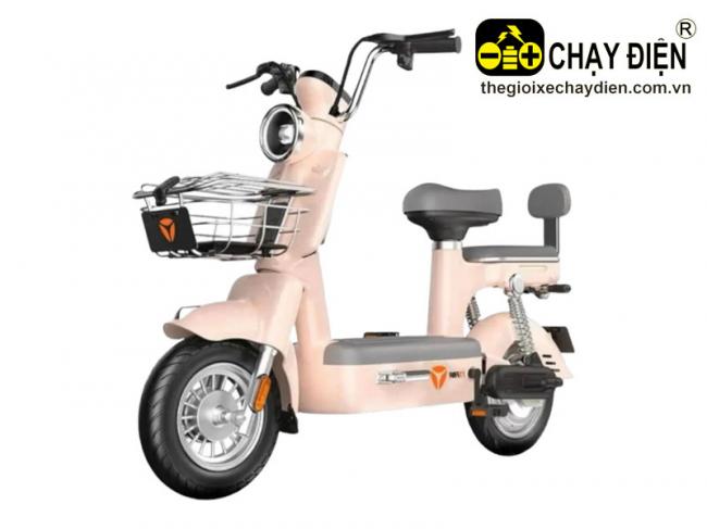 Xe đạp điện Yadea I8 Hồng cánh sen