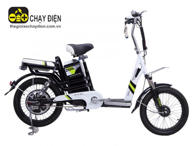 Xe đạp điện Zero Terra Motors vành tăm Đen trắng