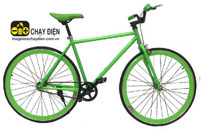 Xe đạp Fixed Gear Bmx Xanh lá