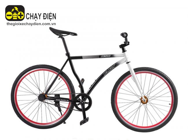 Xe đạp Fornix Fixed Gear FURY BF500 Đen trắng