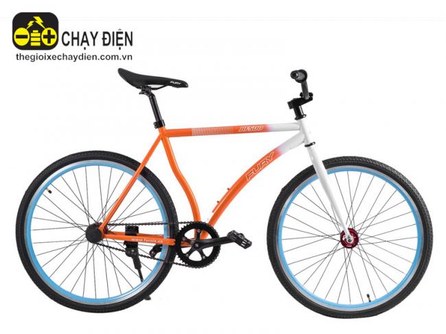 Xe đạp Fornix Fixed Gear FURY BF500 Cam trắng