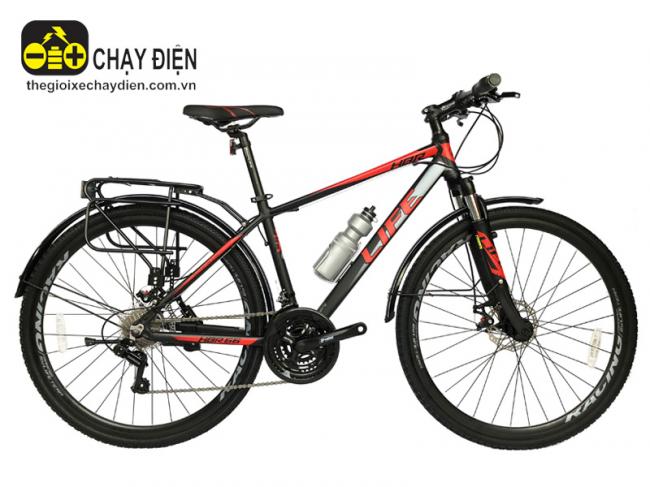 Xe đạp Hybrid Life HBR66 Đỏ đen