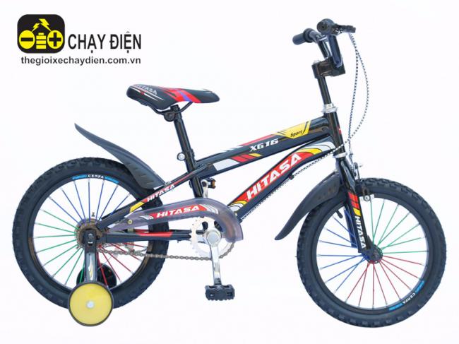 Xe đạp trẻ em Hitasa XG-16 Đen bóng