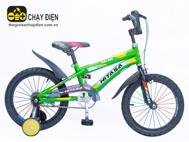 Xe đạp trẻ em Hitasa XG-16 Xanh lá chuối