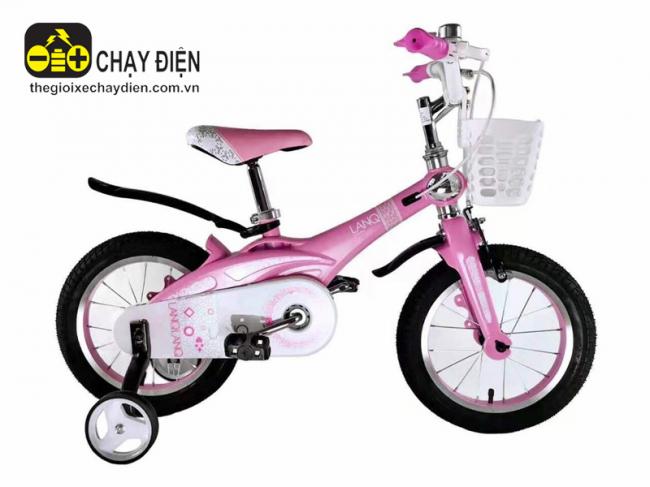 Xe đạp trẻ em LANQ 14inch Hồng