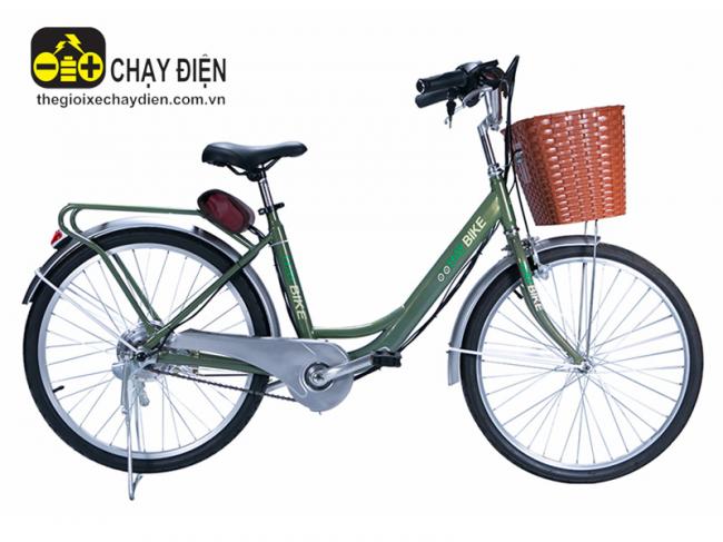 Xe đạp trợ lực điện Haybike Lady Xanh quân đội