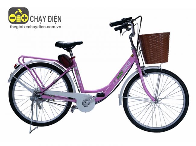 Xe đạp trợ lực điện Haybike Lady Hồng