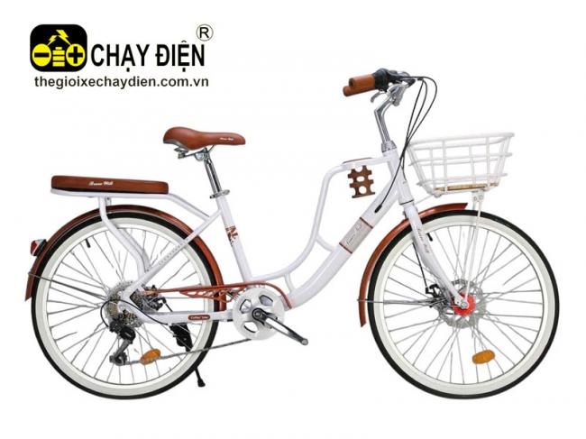 Xe đạp Vnbike G1 Plus Trắng