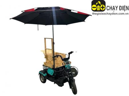 Xe điện 3 bánh bán cafe khởi nghiệp