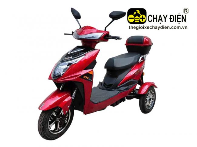 Xe điện 3 bánh đa năng Q1 Đỏ