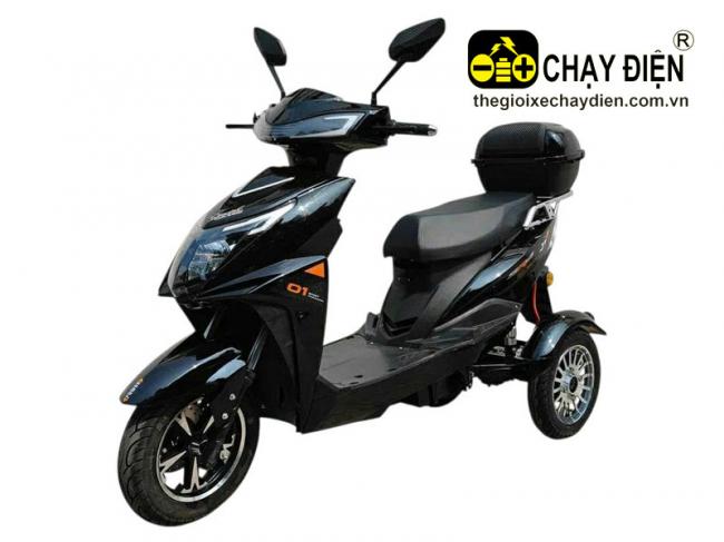 Xe điện 3 bánh đa năng Q1 Đen mờ