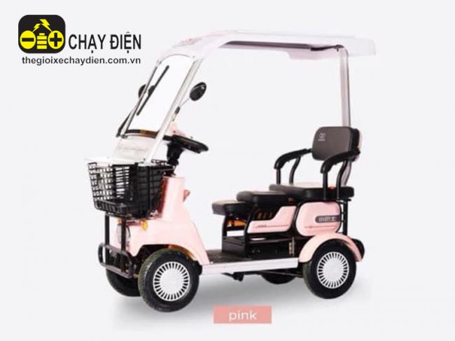 Xe điện 4 bánh Mini Hồng cánh sen