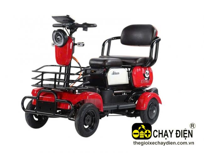Xe điện 4 bánh Zabo ZB4B cho người chân tay yếu Đỏ