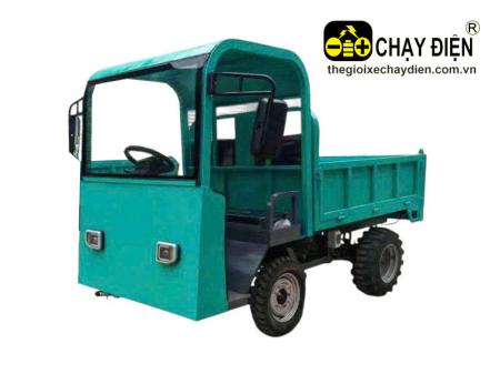 Xe điện chở hàng 4 bánh mái che, thùng lửng Smart DC 1500kg