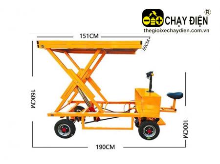 Xe điện chở hàng có bàn nâng Smart CNV58 800kg
