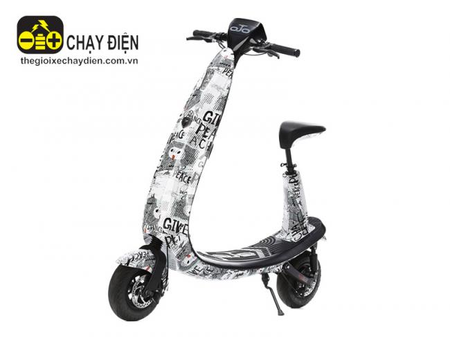 Xe điện Ford OjO Commuter Scooter Đen trắng