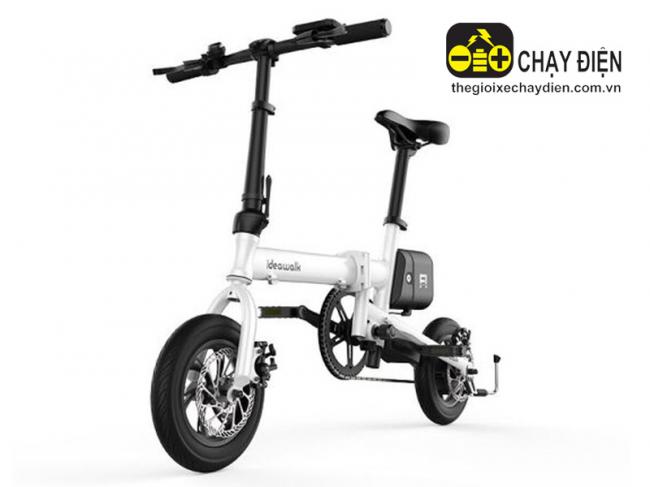 Xe điện gấp trợ lực ideawalk F1 Trắng