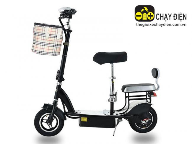 Xe điện Mini E-Scooter E10 Đen bóng