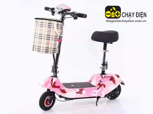 Xe điện Mini E Scooter EV E1 10inh Hồng