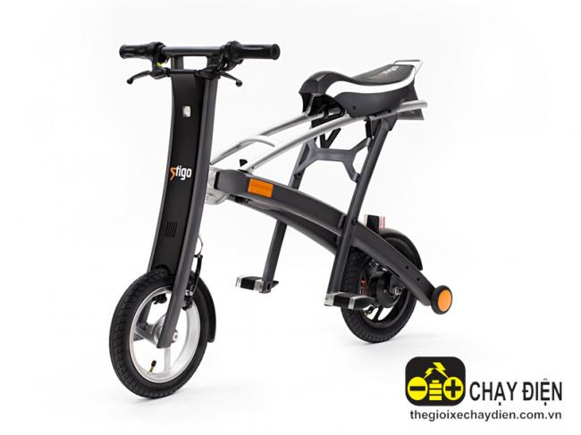 Xe điện Stigo scooter Đen bóng