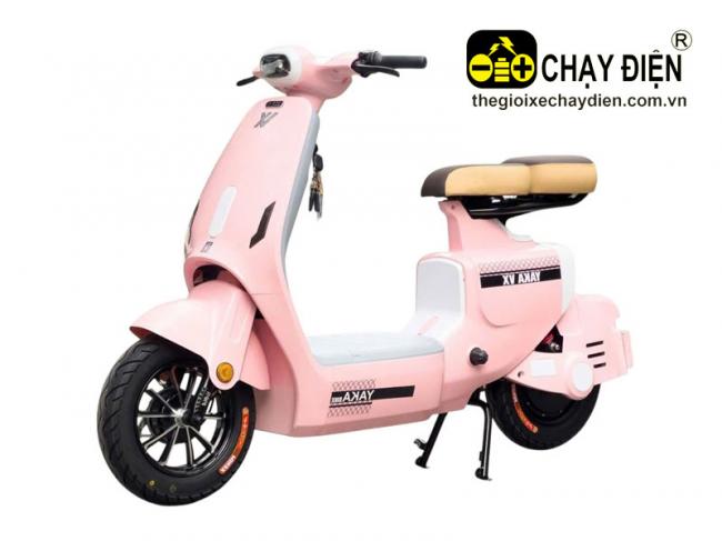 Xe điện YAKA VX Hồng cánh sen