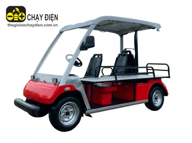 Xe điện Yamaha cứu thương ắc quy mới Đỏ