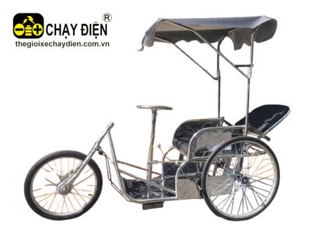 Xe lắc tay inox, mái che Smart DC4