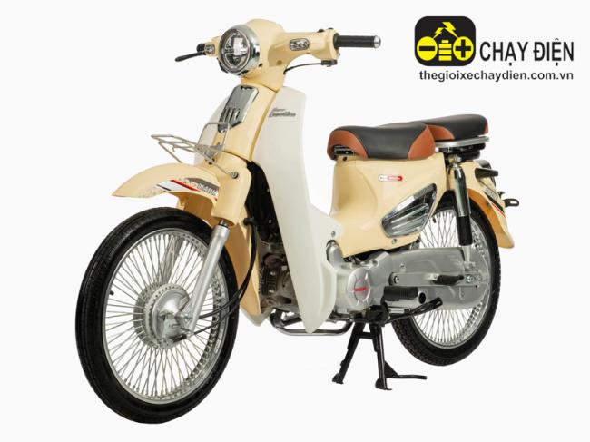 Xe máy Cub 50cc Daelim C3 Trắng sữa