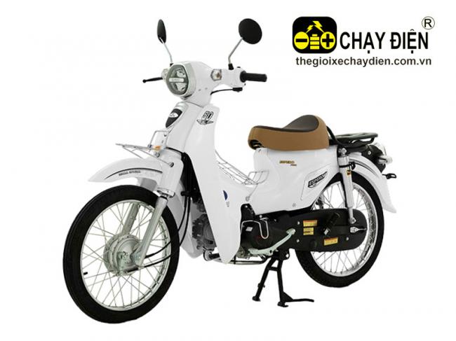 Xe máy Cub 50cc Espero Plus đèn bi cầu Trắng