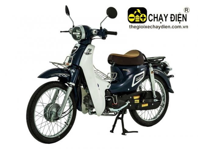 Xe máy Cub 50cc Espero Plus đèn led Xanh đen