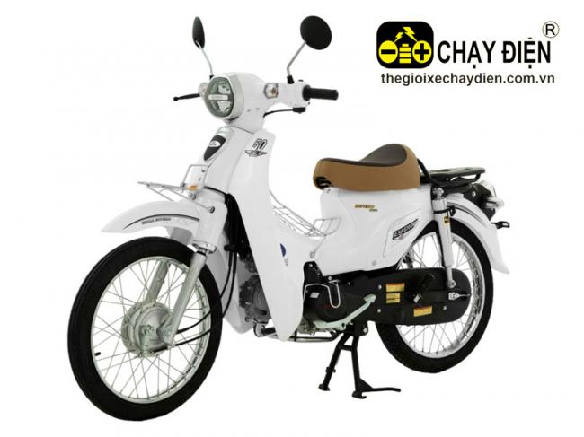 Xe máy Cub 50cc Espero Plus đèn led Trắng