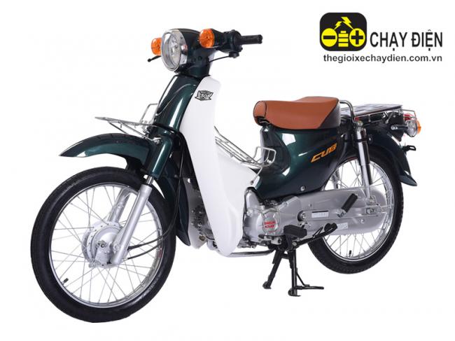 Xe máy Cub 81 Daelim C1 Xanh quân đội