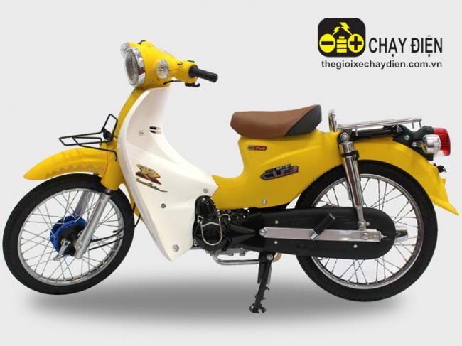 Xe máy Cub 81 Taya phiên bản độ Vàng