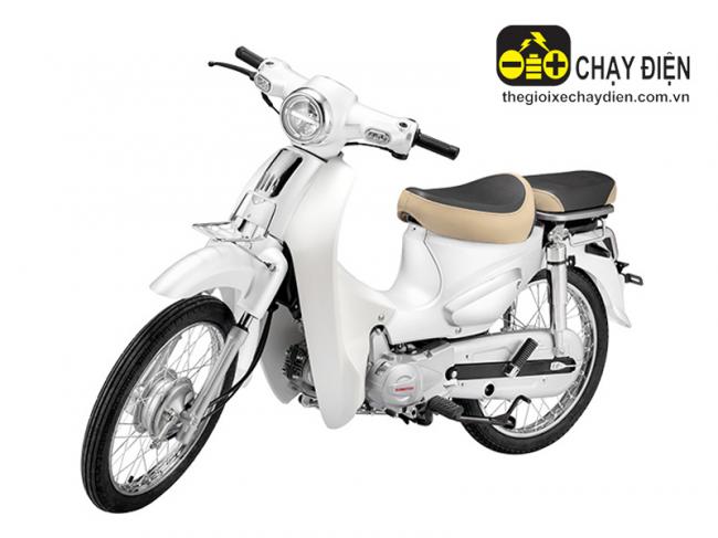 Xe máy Cub 86 Motothai vành tăm Trắng