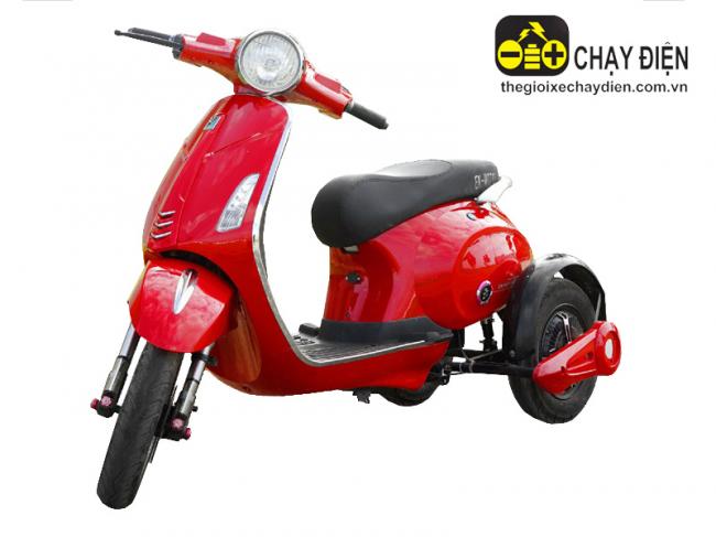 Xe máy điện 3 bánh Vespa Đỏ