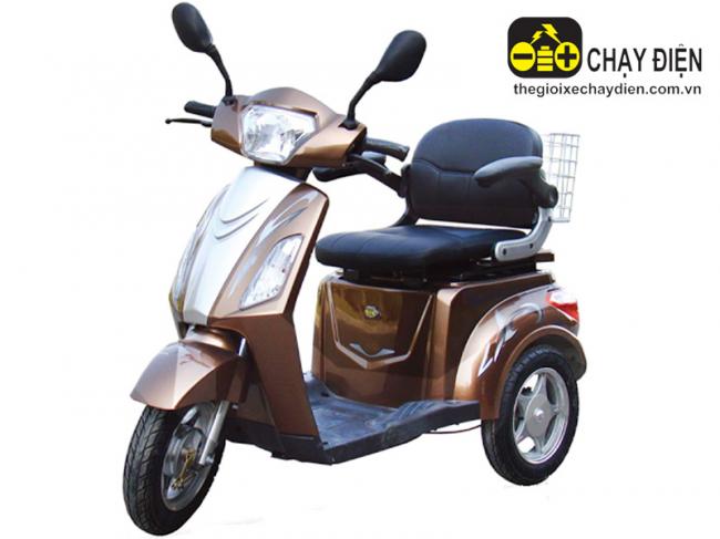 Xe máy điện 3 bánh Nâu
