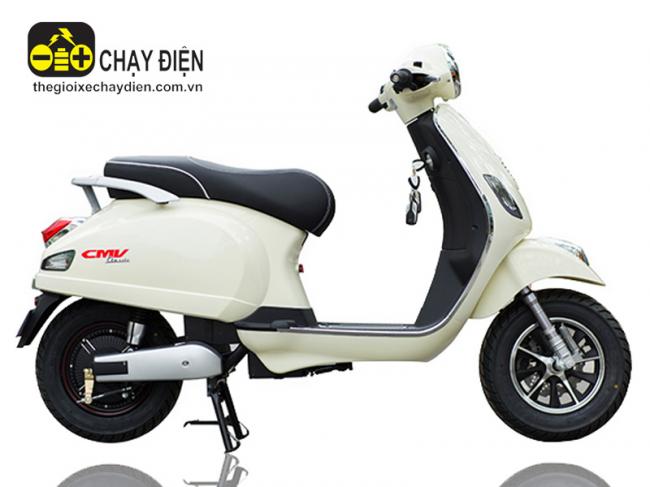 Xe máy điện CMV Vespa Classic Trắng