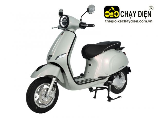 Xe máy điện Espero Vespa Classic Pro Trắng sữa