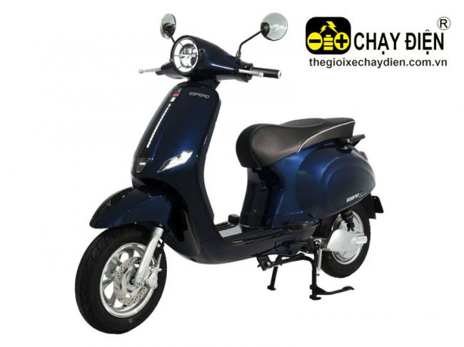 Xe máy điện Espero Vespa Classic Pro Xanh đen