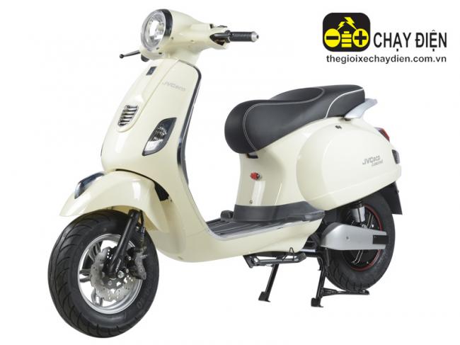 Xe máy điện JVC eco Limited Vespa Kem