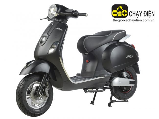 Xe máy điện JVC eco Limited Vespa Xám