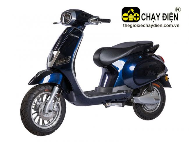 Xe máy điện JVC Vespa Platinum Xanh đen