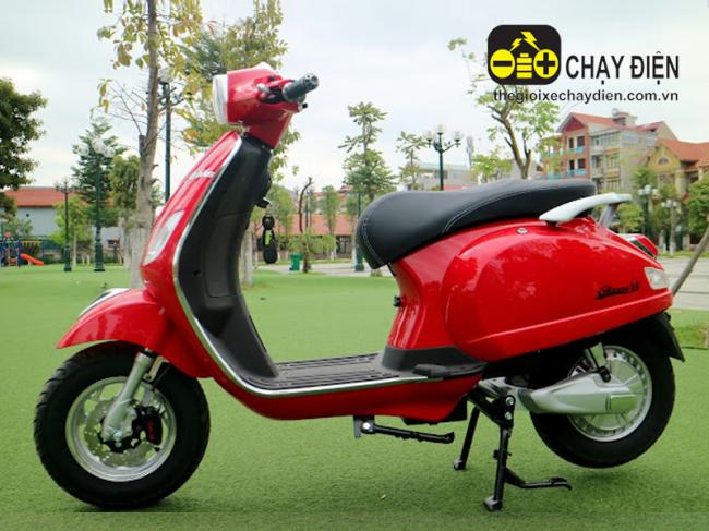 Xe máy điện LTP Bike Vespa đèn vuông Đỏ