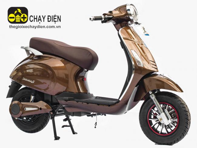 Xe máy điện Takuda Vespa S Nâu