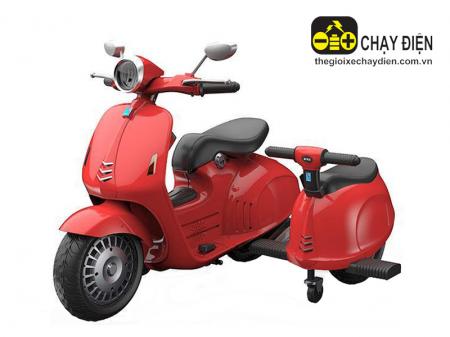 Xe máy điện trẻ em Vespa 2 chỗ ngồi YH-8820A