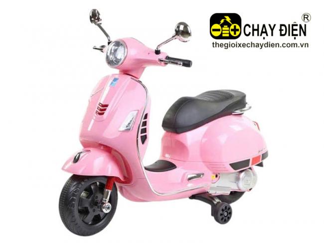 Xe máy điện VESPA cho bé yêu Q618 Hồng
