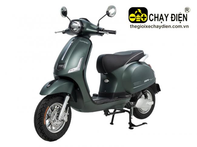 Xe máy điện Vespa Espero Diamond Pro Xanh quân đội