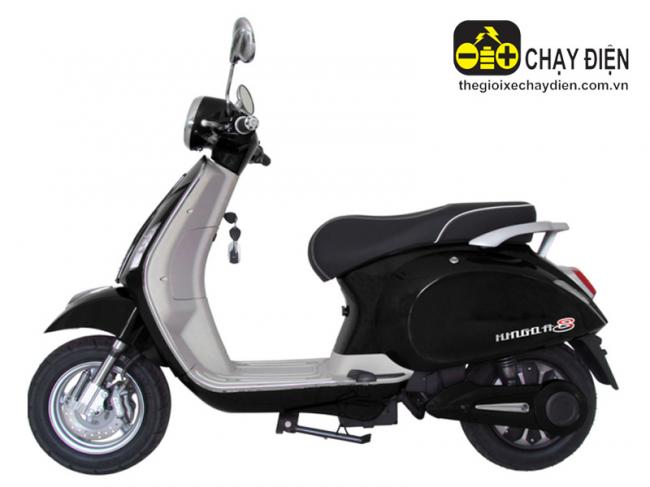 Xe máy điện Vespa Kingda Đen bóng